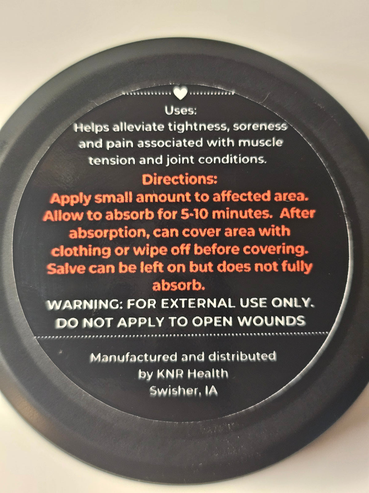 Muscle and Joint Pain Salve