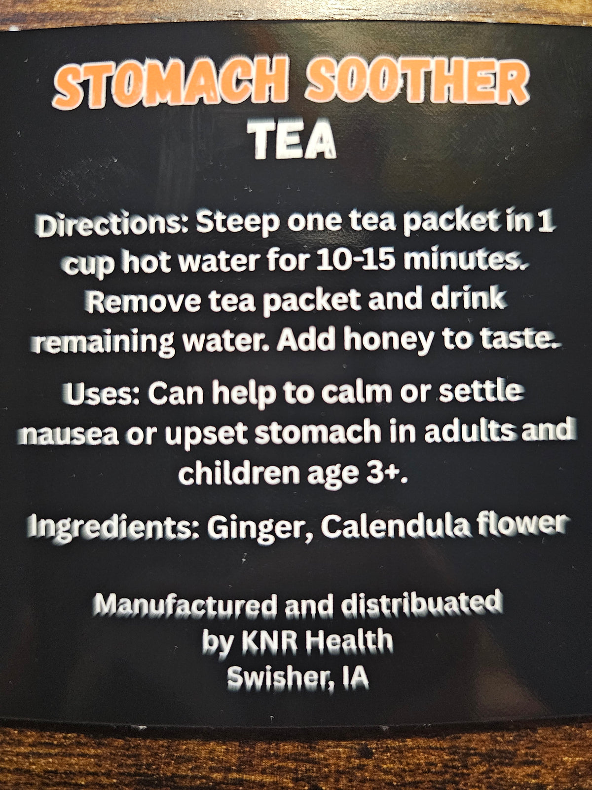 Stomach Soother Tea